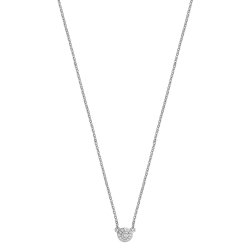 Diamond Necklace In 18ct White Gold 