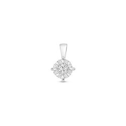 Diamond Brilliant Range Pendant In 9ct White Gold 