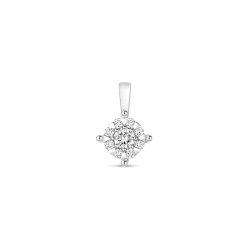 Diamond Brilliant Range Pendant In 9ct White Gold 