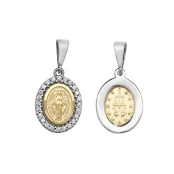 9ct Gold Madona Pendant 