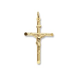 9ct Gold Crucifix Pendant 