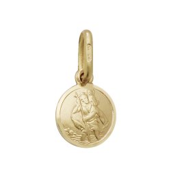 9ct Gold St Christopher Pendant 