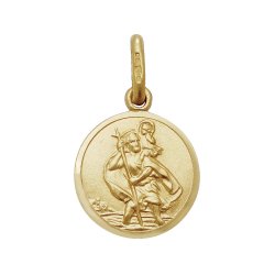 9ct Gold St Christopher Pendant 