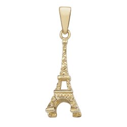 9ct Gold Eiffel Tower Pendant 