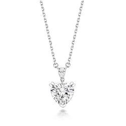 Heart And Pear Shape Classic Pendant On Fixed Chain LPG0022