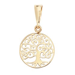 9ct Gold Tree Of Life Pendant 