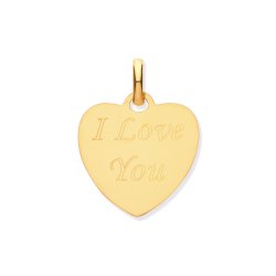 9ct Gold Heart Pendant 