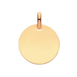 9ct Gold Round Pendant 