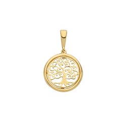 9ct Gold Tree Of Life Pendant 