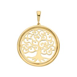 9ct Gold Tree Of Life Pendant 