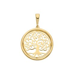 9ct Gold Tree Of Life Pendant 