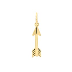 9ct Gold Arrow Pendant 