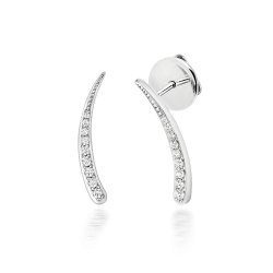 Pave Set Ear Climbers Stud Earrings LEG0135