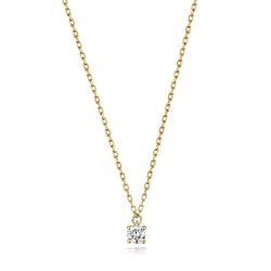 Diamond Necklace In 9ct Gold 