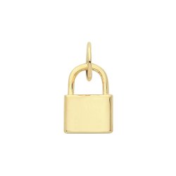 9ct Gold Padlock Pendant 