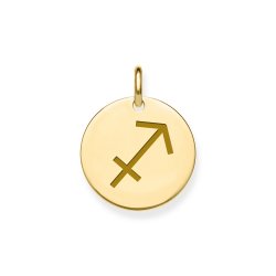 9ct Gold Sagittarius Zodiac Pendant 