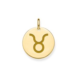 9ct Gold Taurus Zodiac Pendant 