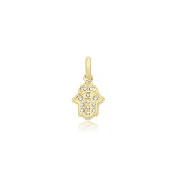 9ct Gold Hamsa Pendant 