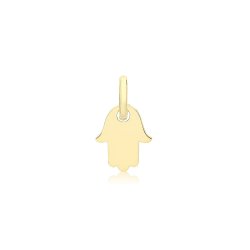9ct Gold Plain Hamsa Pendant 