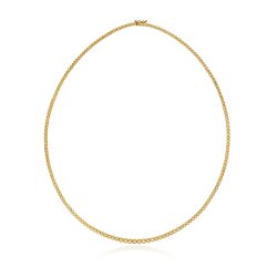 Diamond Necklace In 9ct Gold 