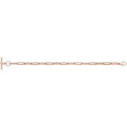 9ct Rose Gold Hollow Bracelet 