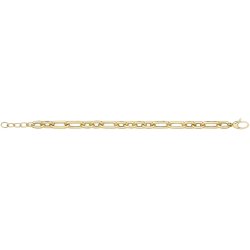 9ct Gold Hollow Bracelet 