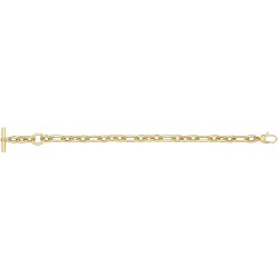 9ct Gold Hollow Bracelet 