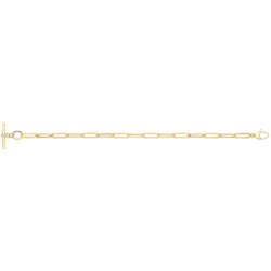 9ct Gold Hollow Bracelet 