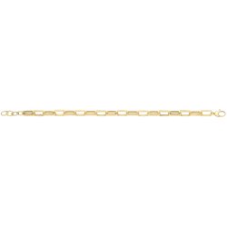9ct Gold Hollow Bracelet 