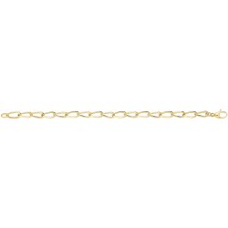 9ct Gold Hollow Bracelet 