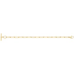 9ct Gold Hollow Bracelet 