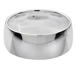 Silver 8mm Court Wedding Ring 