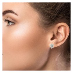 Snow Flake Stud Earrings LEG0127