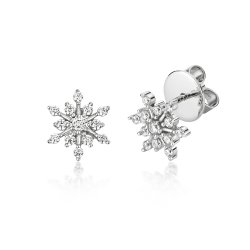 Snow Flake Stud Earrings LEG0127