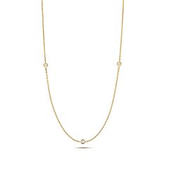 Diamond Necklace In 9ct Gold 