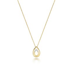Diamond Necklace In 9ct Gold 