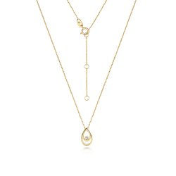 Diamond Necklace In 9ct Gold 