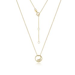 Diamond Necklace In 9ct Gold 