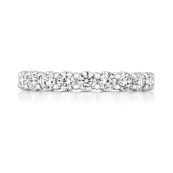 Round Stones Claw Set Full Eternity Ring LRG0054