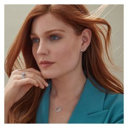 Silver Graduated Rubover Set Cz Studs SEG0075