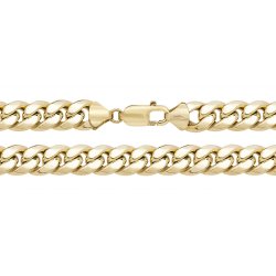 9ct Gold Curb Cuban Hollow Chain 