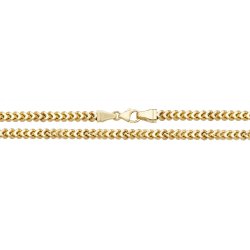 9ct Gold Square Franco Chain 