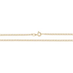 9ct Gold Flat Curb Chain 