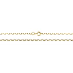 9ct Gold Faceted Belcher Chain 