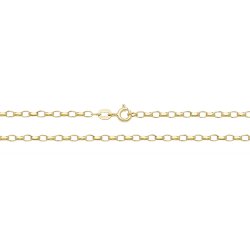 9ct Gold Faceted Belcher Chain 
