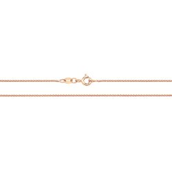 9ct Rose Gold Wheat Chain 