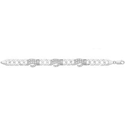 Silver Boxing Glove Baby Braclet 