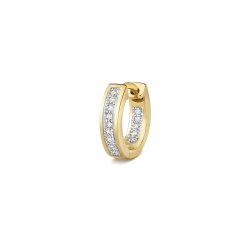Diamond Huggies In 9ct Gold 