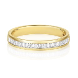 Diamond Eternity Baguette Channel Set Ring In 18ct Gold 