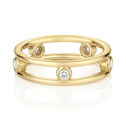 Diamond Ring In 9ct Gold 